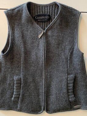 Giesswein Boiled Wool Vest, size 8